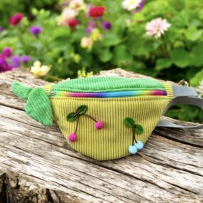 Sac Banane velours fantaisie